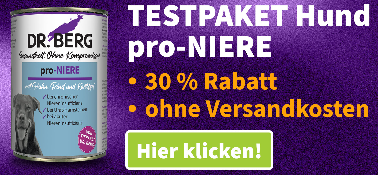 Testpaket pro-Niere Hund