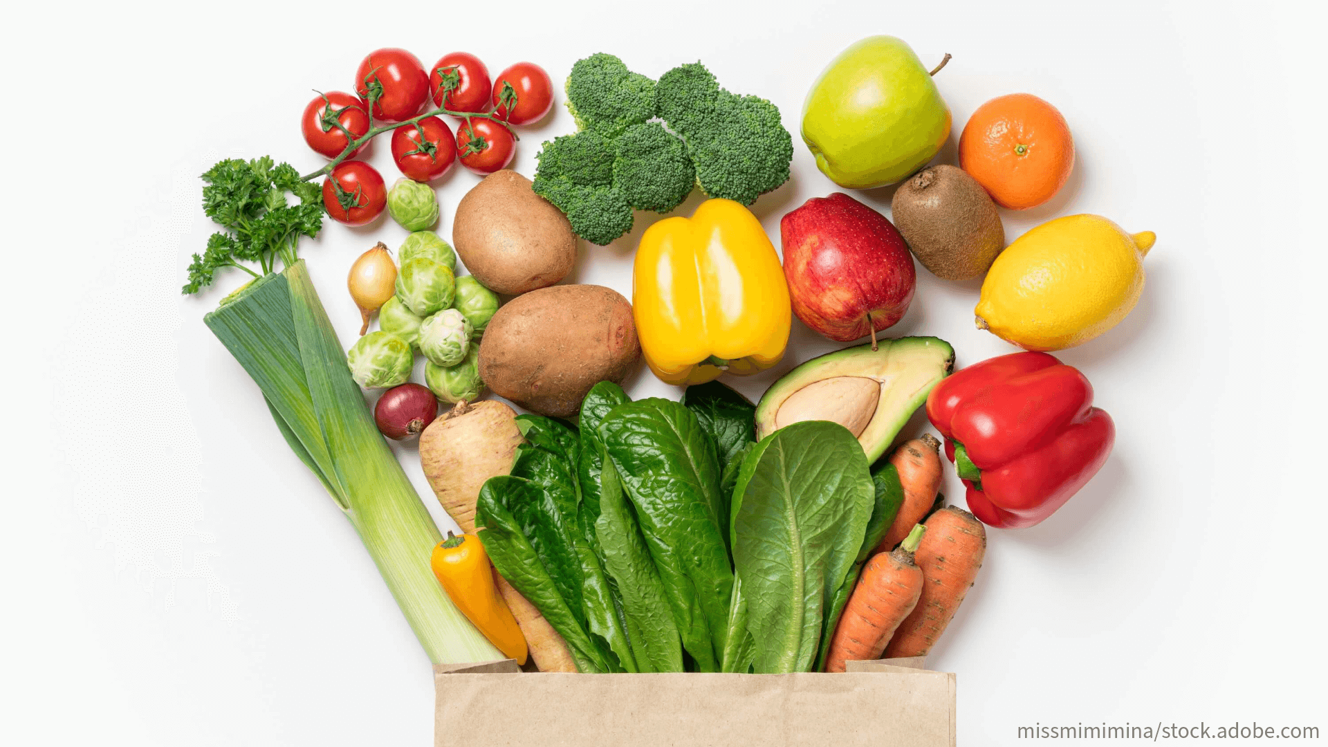 Frisches Obst und Gemüse als Ergänzung zum Alleinfutter.