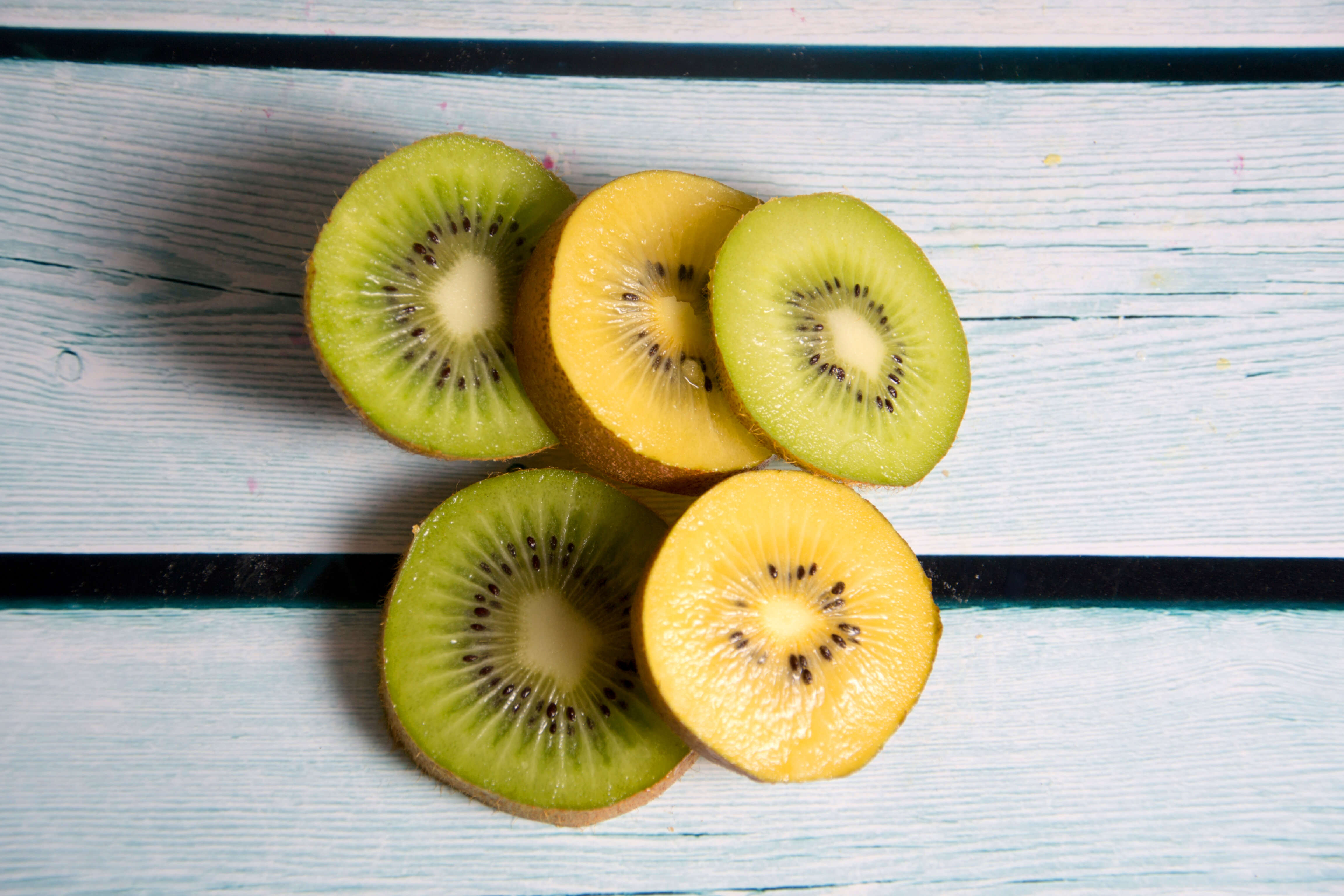 Grüne oder goldene Kiwi?