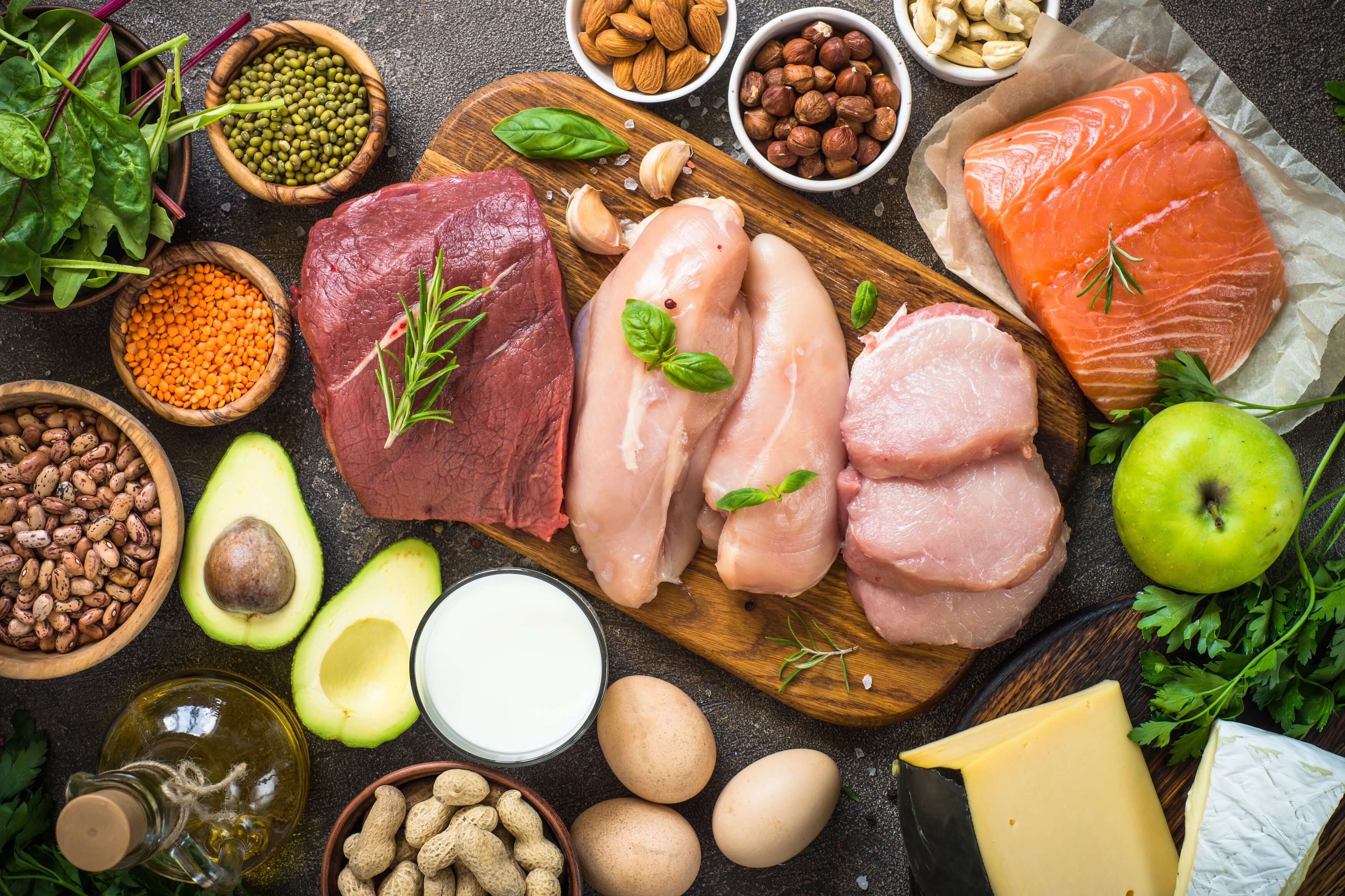 Tierische und pflanzliche Proteine